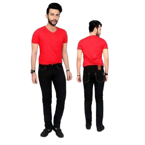 Black Slim Fit Jeans - Denim Slim Fit, Black | Breathable, Quick Dry, Anti UV, Comfortable Fit