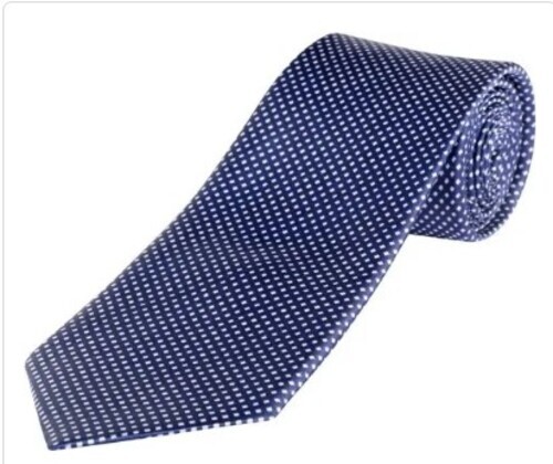 Blue Dotted Polka Necktie