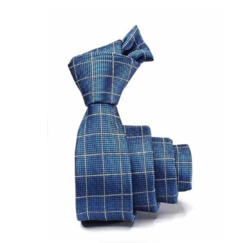 Blue Printed Tie For Mens