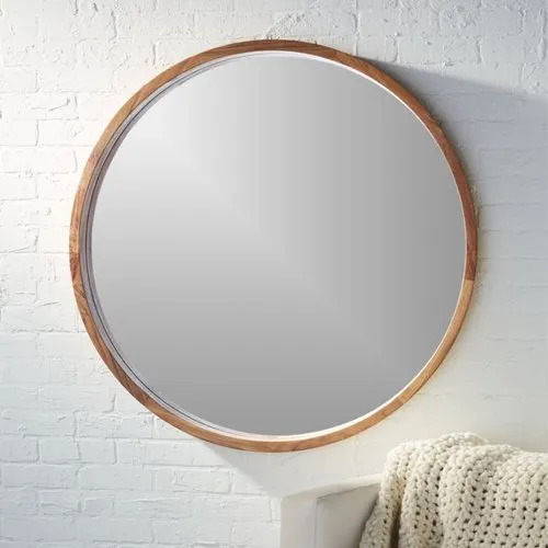 Circular Glass Mirror For Bedroom