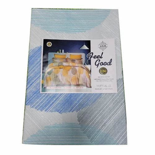 Cotton Printed Double Bed Sheets