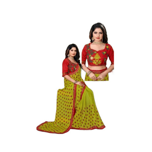 Embroidered Georgette Sarees