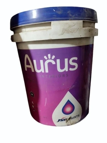JSW Aurus Interior Paint - 20 Liter Bucket, Matte Finish | Smooth, Quick Drying, Low Odour, Durable Coating