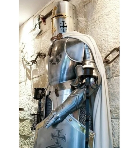 Medieval Knight Templar Armor Suit