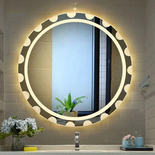 Modern Circular Glass Mirror