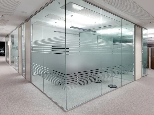 Office Frameless Glass Partition