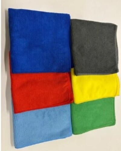 Plain Microfiber Cleaning Cloth