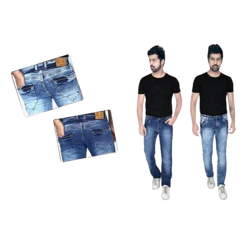 Slim Fit Denim Jeans - Denim, Various Sizes, Blue | Anti UV, Breathable, Quick Dry, Comfortable Fit