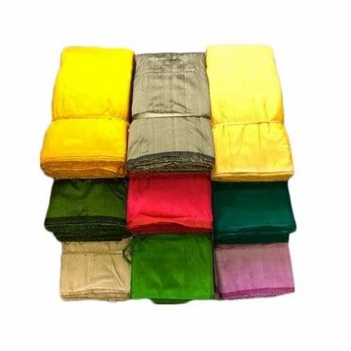 Soft Plain Raw Silk Fabric