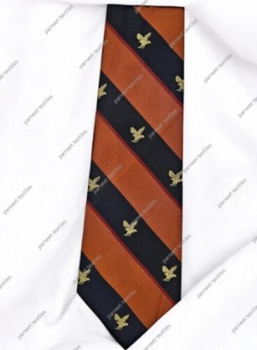 Stripped Microfiber Necktie