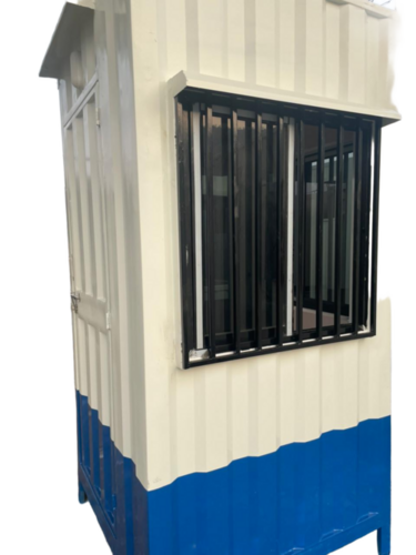 Toilet Cabin - Color: White And Blue