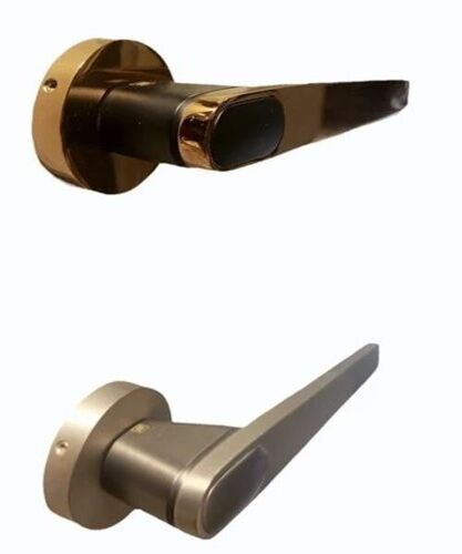 Golden Brass Lever Door Handle