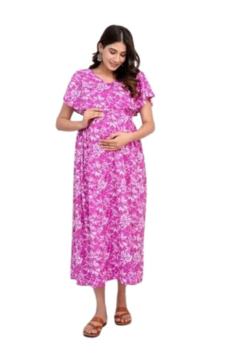 Ladies Printed Cotton Maternity Kurti