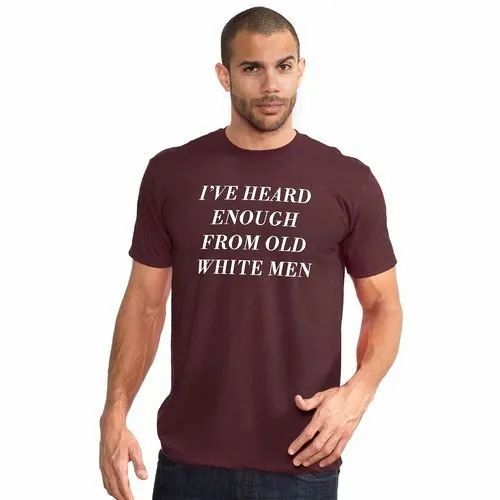 Men Casual Wear Cotton T Shirt - Regular Fit, Half Sleeves, Printed | Lightweight, Soft, Breathable, Quick Dry, Comfortable Fit