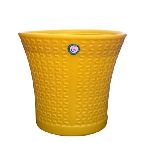 Plastic Zig Zag Flower Pot