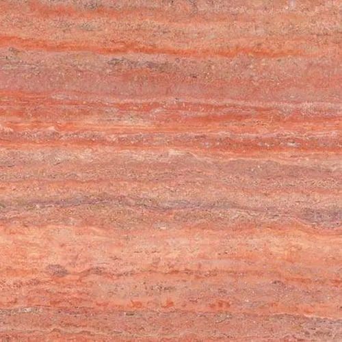 Red Travertine Marble Slab