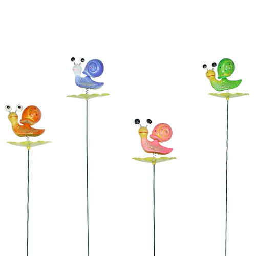 Snail Garden Stakes For Outdoor Decor