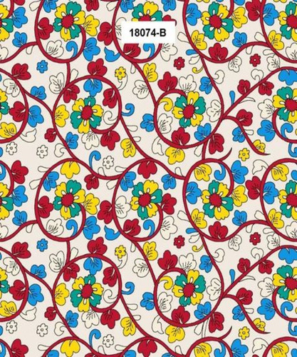 White Printed Polyester Fabrics