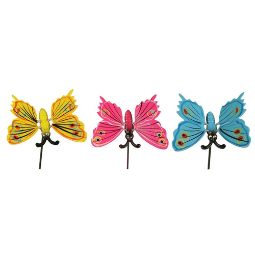 Wonderland Garden Stakes / Sticks Butterfly
