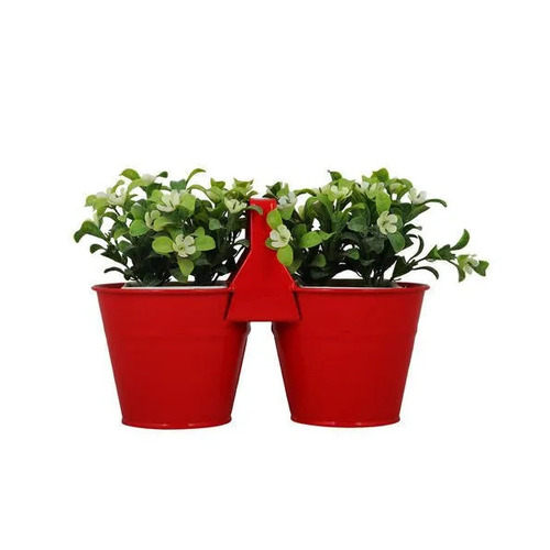 Wonderland Table Top Twin Planters With Pen Stand
