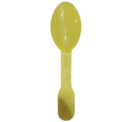 Yellow Color Disposable Plastic Spoon