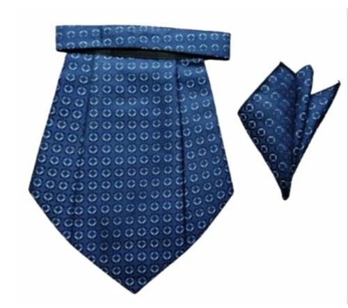 Blue Microfiber Necktie
