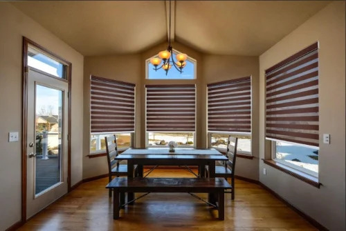 Brown Fiber Vertical Luzon Window Roller Blinds