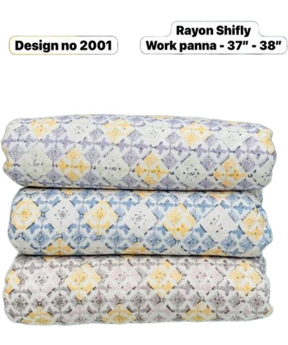 rayon printed fabric