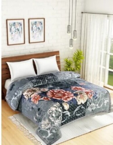 Flower Printed Mink Blankets
