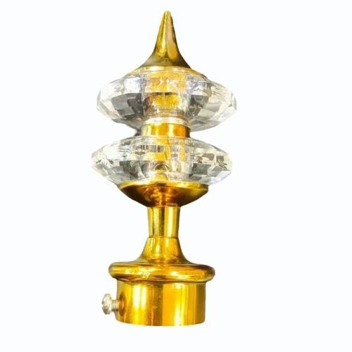 Golden Diamond Curtain Supports Knob