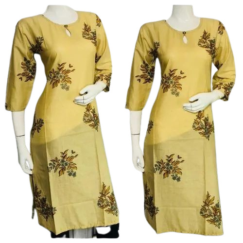 Ladies Casual Wear Cotton Kurtis