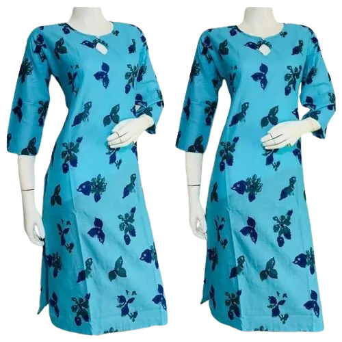 Ladies Printed Fancy Cotton Kurtis