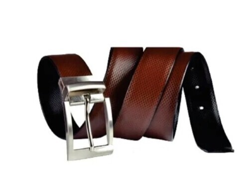 Mens Brown Leather Belt