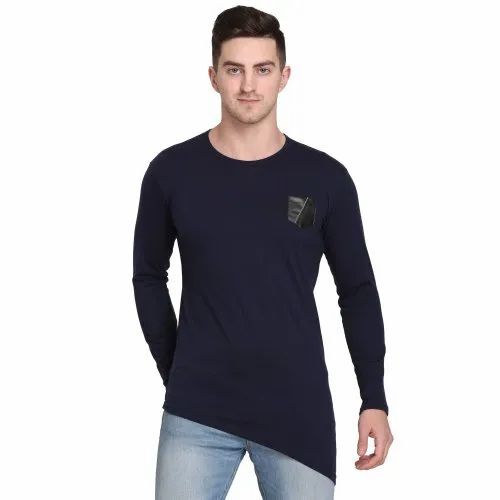 Mens Full Sleeve Round Neck T Shirt
