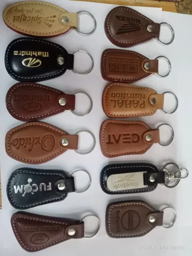 Promotional Gift Brown Keychain