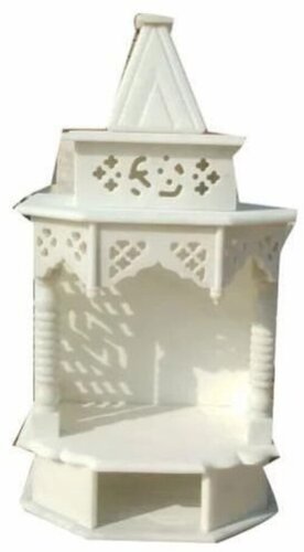 Raj Nagar Stone Home Temple - Color: White