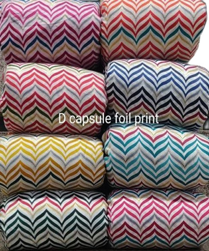 Rayon Foil Printed Fabric