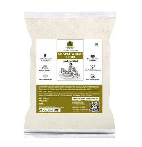 1kg Natural Stone Grounded Cold Pressed Khapli Wheat Flour