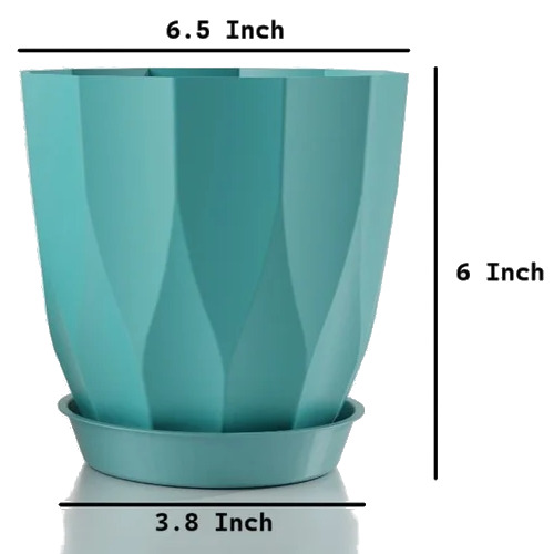 7 Inch Home Decorative Plastic Flower Pot