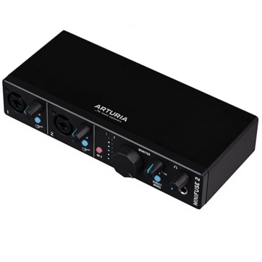 Arturia Minifuse 2 (2in / 2out) Usb-C Audio Interface With 2 Mic/Line/Instrument Preamps