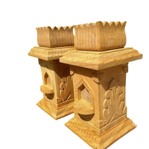 Designer Marble Tulsi Pot
