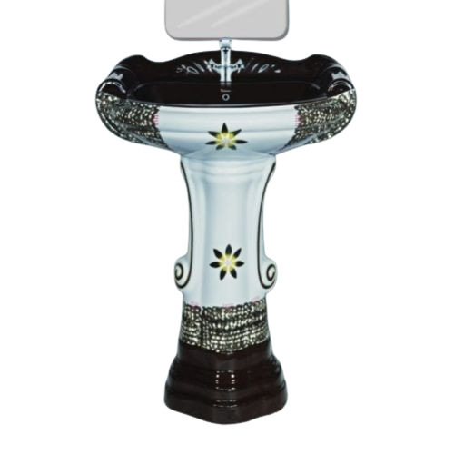Designer Sterling Pedestal Wash Basin 