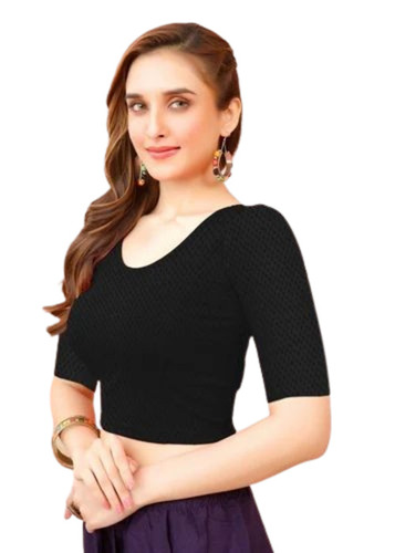 Half Sleeve Stretchable Blouse