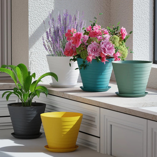Home Decorative Plastic Flower Pot