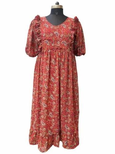 Ladies Cotton Frill Kurti