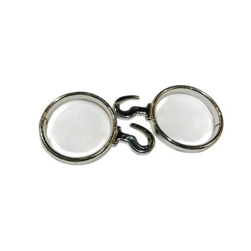 Silver Plastic Curtain Eyelet Rings