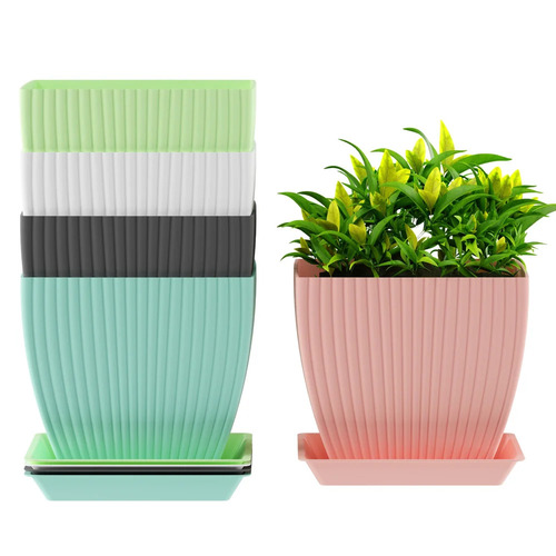 Terrace Garden Plastic Flower Pot