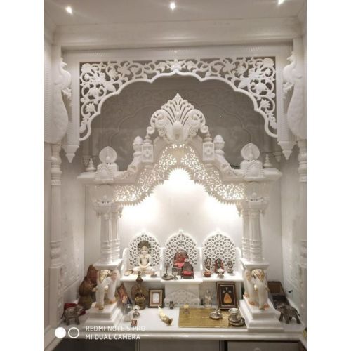 Traditional White Marble Temple
