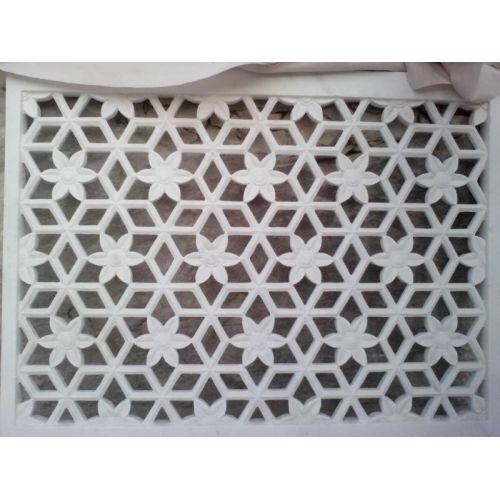 White Designer Marble Jali