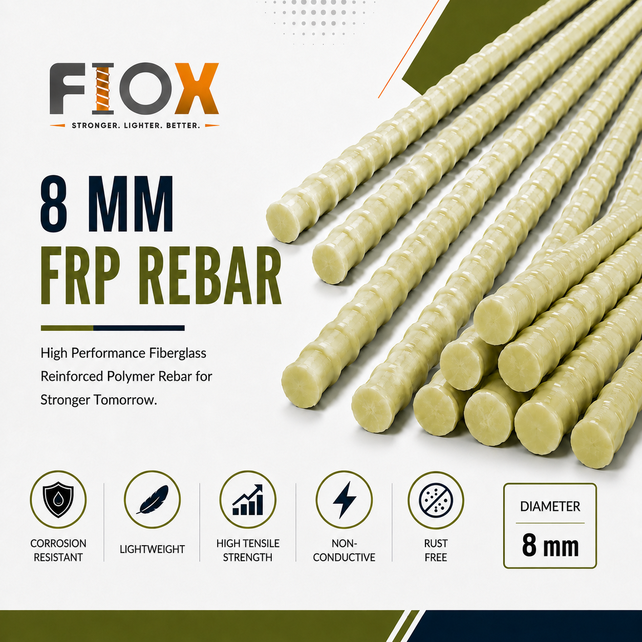 8 Mm Gfrp Rebar